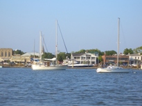 Vor Anker in Beaufort