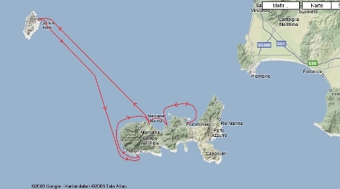 Route von der Crew 2